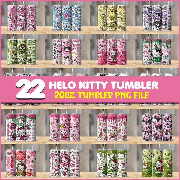 Hello kitty 3D Inflated tumbler