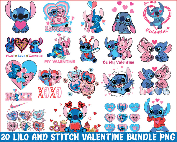 Stitch Valentine Png, Stitch Png, Lilo and stitch Png, Love Png, Valentines Day Png, Stitch png, Valentine stitch png - VLT07012301
