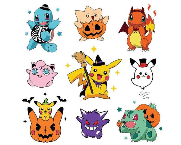 Pokemon Halloween SVG