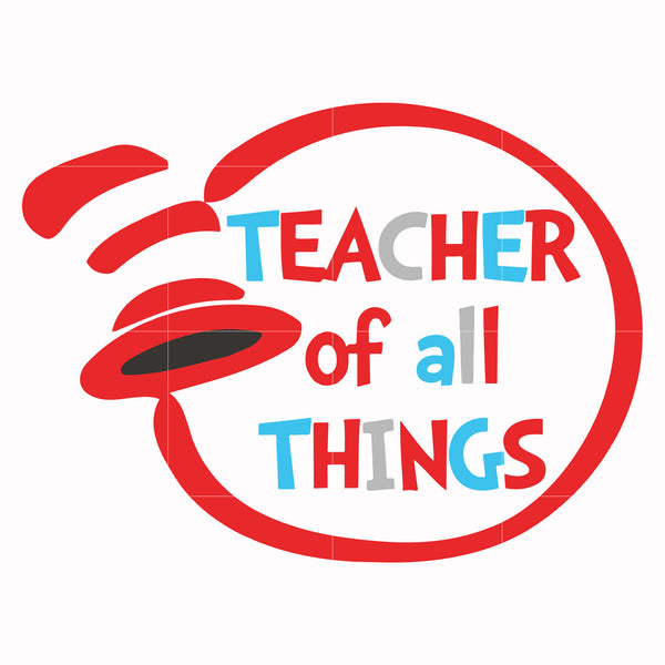 Teacher of all things svg, png, dxf, eps file DR00060