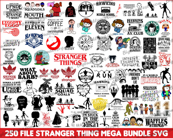 250+ File Stranger Things SVG Bundle | Stranger Things PNG Bundle | Stranger Things Bundle | Stranger Things Cut Files