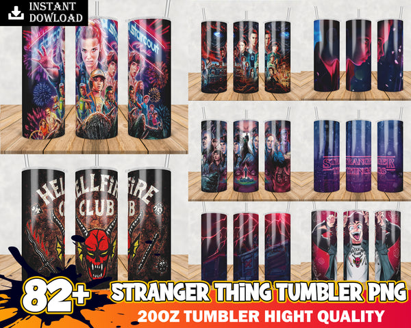 82+ Stranger Thing Tumbler Bundle, Stranger Things PNG Bundle, Stranger Things Bundle, Stranger Things Cut Files