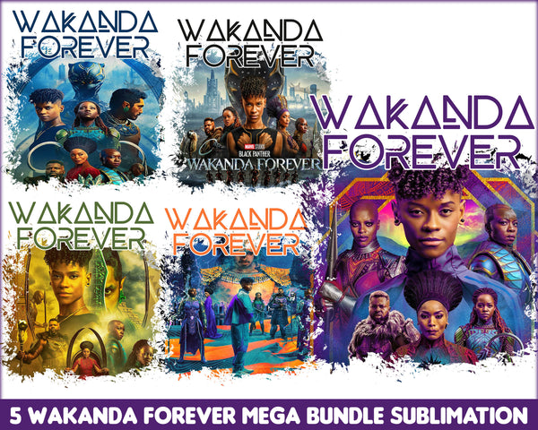 5+ Wakanda Forever Sublimation Design, High Quality, Easy to use cut files on Ultimatesvg.net