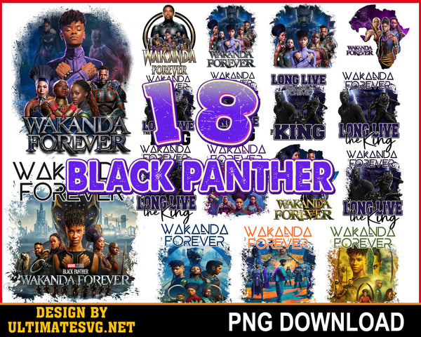 Wakanda Forever Black Panther Gold SVG for shirt Instant Download, High Quality on Ultimatesvg.net