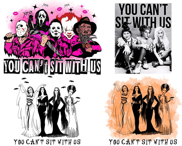You Can't Sit With Us PNG , hocus pocus png, Instant download